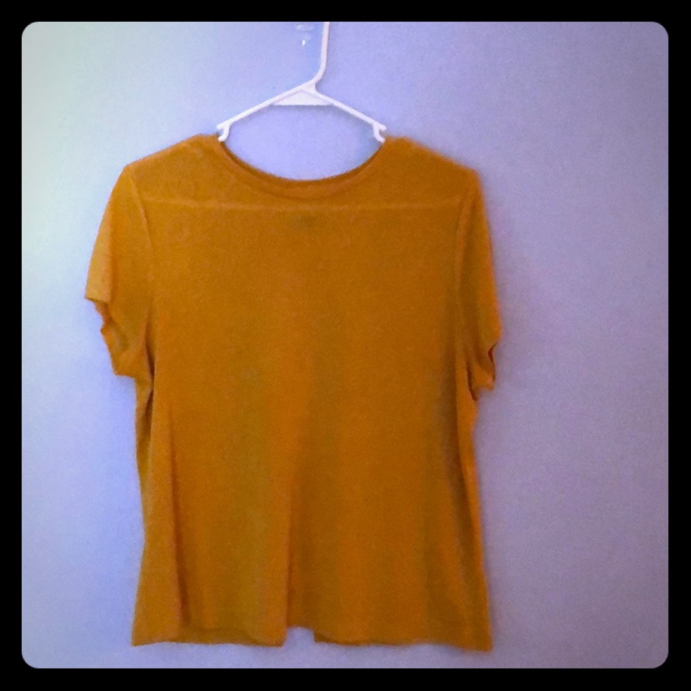 Mustard Envelope Back Shirt